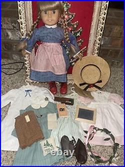 WHITE BODY Pleasant Company Kirsten American Girl Doll With Clothes Lot Dresses