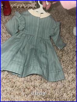 WHITE BODY Pleasant Company Kirsten American Girl Doll With Clothes Lot Dresses