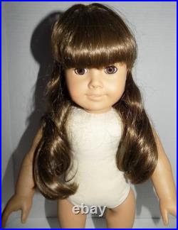WHITE BODY Samantha Pleasant Company American Girl Doll EUC w Meet Outfit, Hat