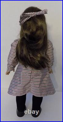 WHITE BODY Samantha Pleasant Company American Girl Doll EUC w Meet Outfit, Hat