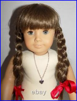 WHITE Body EUC Molly Pleasant Co American Girl Doll w BOX Meet Outfit