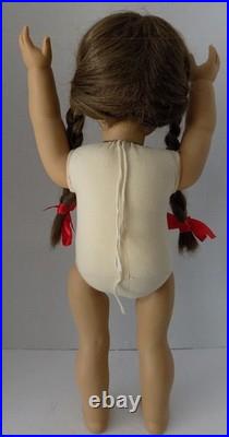 WHITE Body EUC Molly Pleasant Co American Girl Doll w BOX Meet Outfit