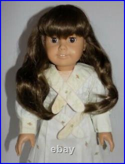 White Body Samantha Pleasant Company 1980s American Girl Doll in Spring Dress